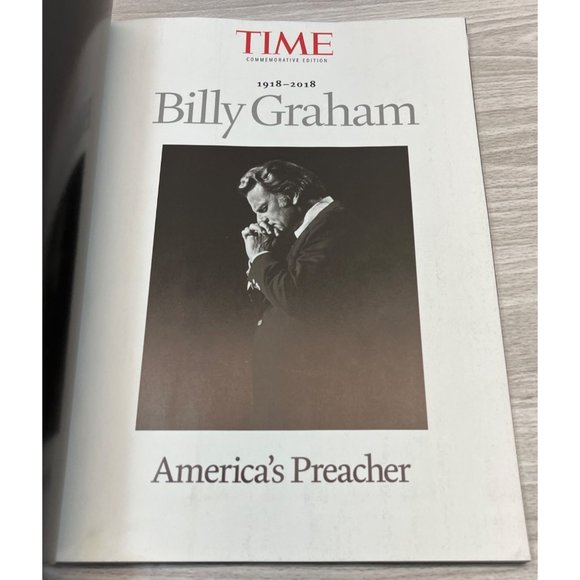 Time Magazine Commemorative Edition Billy Graham America's Preacher Religious - Picture 4 of 7